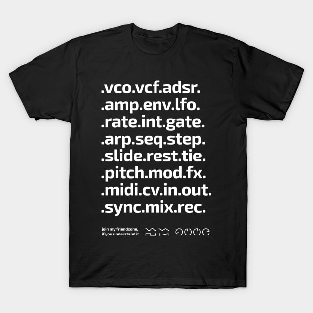 Settings 1.1 T-Shirt by Synthshirt